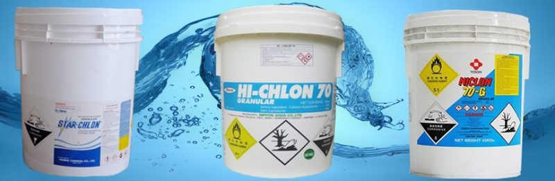 Chlorine Hi-Chlon Ca(OCl)2 70%, Nhật Bản